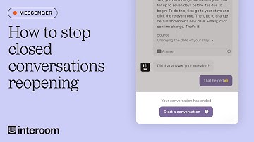 How to stop closed conversations reopening with new questions