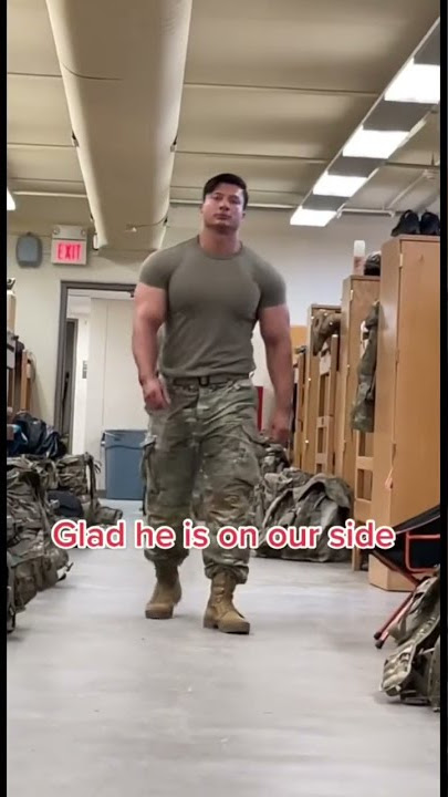 Hunk joins the military