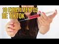 10 EXPERIMENTOS CASEROS DIVERTIDOS de TIKTOK (Recopilación)
