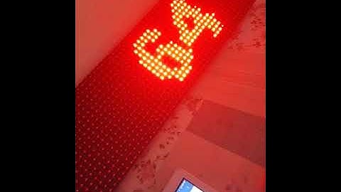 P10 Led Android Uygulaması ile Bluetooth üzerinden Mesaj yazdırma Skorboard