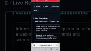 SVGDAPPS Ai realisation engine generates the the code with task management natively 