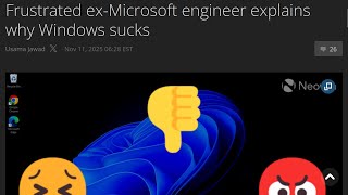 Famous Frustrated ex-Microsoft engineer explains why Windows sucks Profile