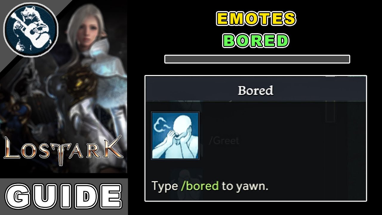How to Get Bored Emote in Lost Ark | Emotes Location Guide