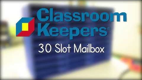 How to Assemble the Classroom Keepers®  30 Slot Mailbox