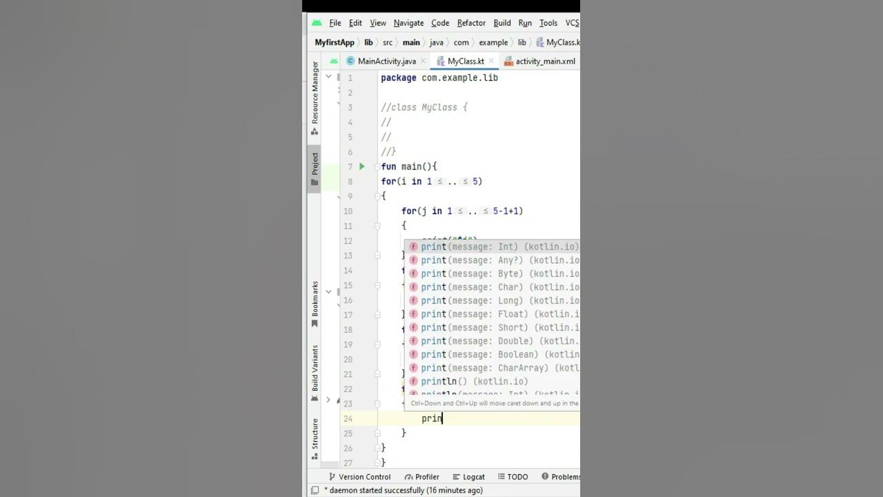 How to Create a Program to print square pyramid with number and ...