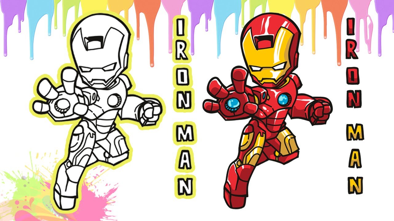 Mewarnai Gambar Iron Man - mosi