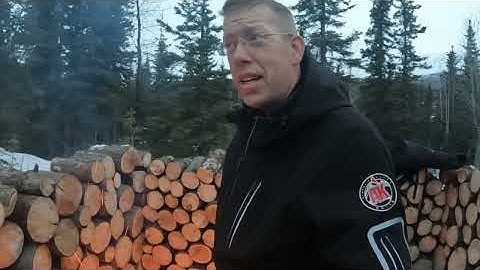 Building & Camping in a Bushcraft Log Cabin in the Alaskan Bush