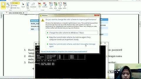 MEMBUAT DATABASE AKADEMIK MENGGUNAKAN CMD (PROJECT UAS PART 2 - BASIS DATA)
