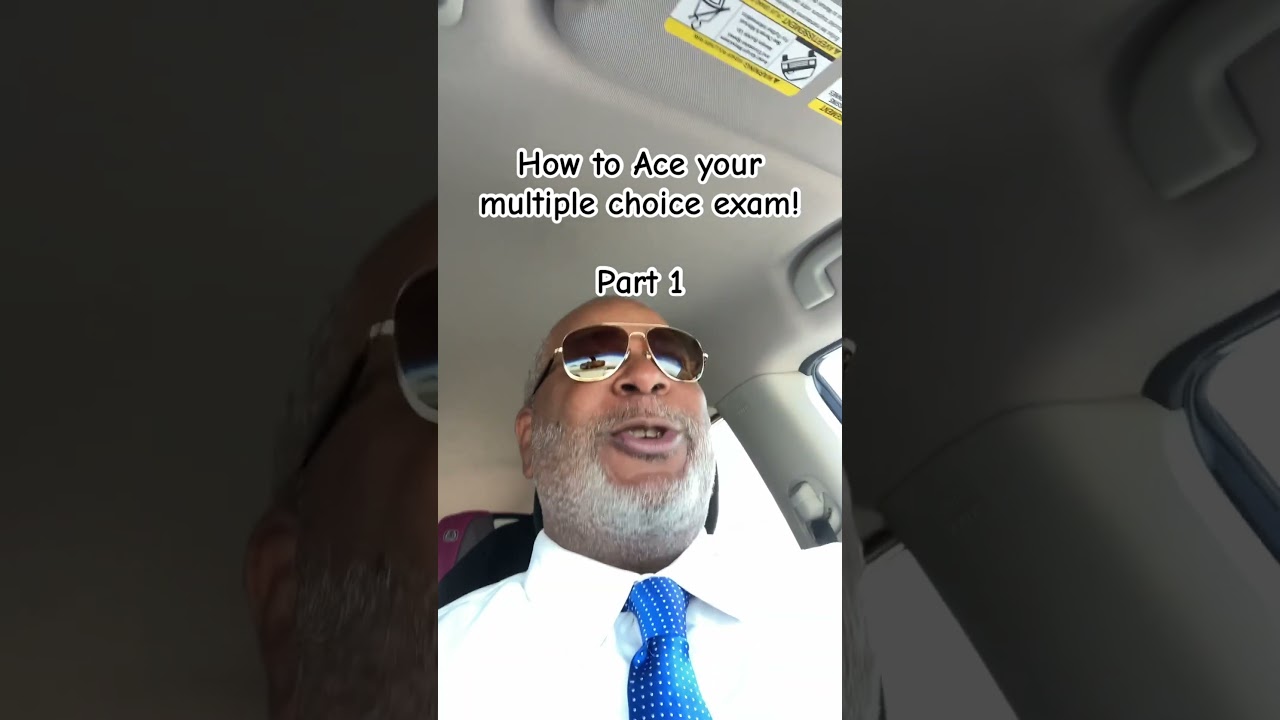 How to Ace your multiple choice exam with Dr. Sutton of MDI Prep. 