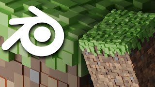 How to make a FANCY Minecraft Block in Blender in 3 minutes