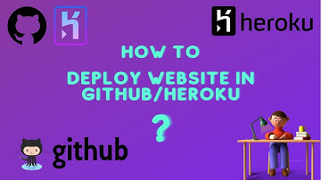 How to deploy a static website in Github or Heroku ?