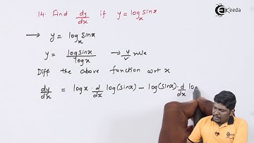 Problems on Derivatives of Logarithmic Function Part 6 - Derivatives - Diploma Maths - II