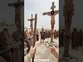 मुक्ति का लहू तन से बह गया 💔 | यीशु का क्रूस का दर्द | Powerful Christian Song #Shorts