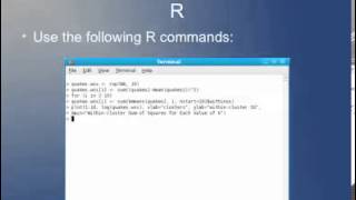BIOS 610 2013, Lecture 36 - Cluster Analysis