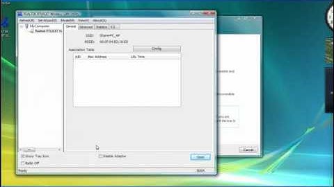 Procedure on how to install CW 54UB High Power Long Range Wireless G USB Network Adapter as your Access Point in Windows Vista