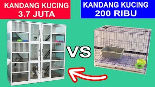 KANDANG KUCING SULTAN 3.7 JUTA VS KANDANG KUCING 200 RIBU