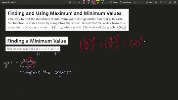9.4 Part 2 Solving Quadratic Equations by Completing the Square (Video 1 of 2)