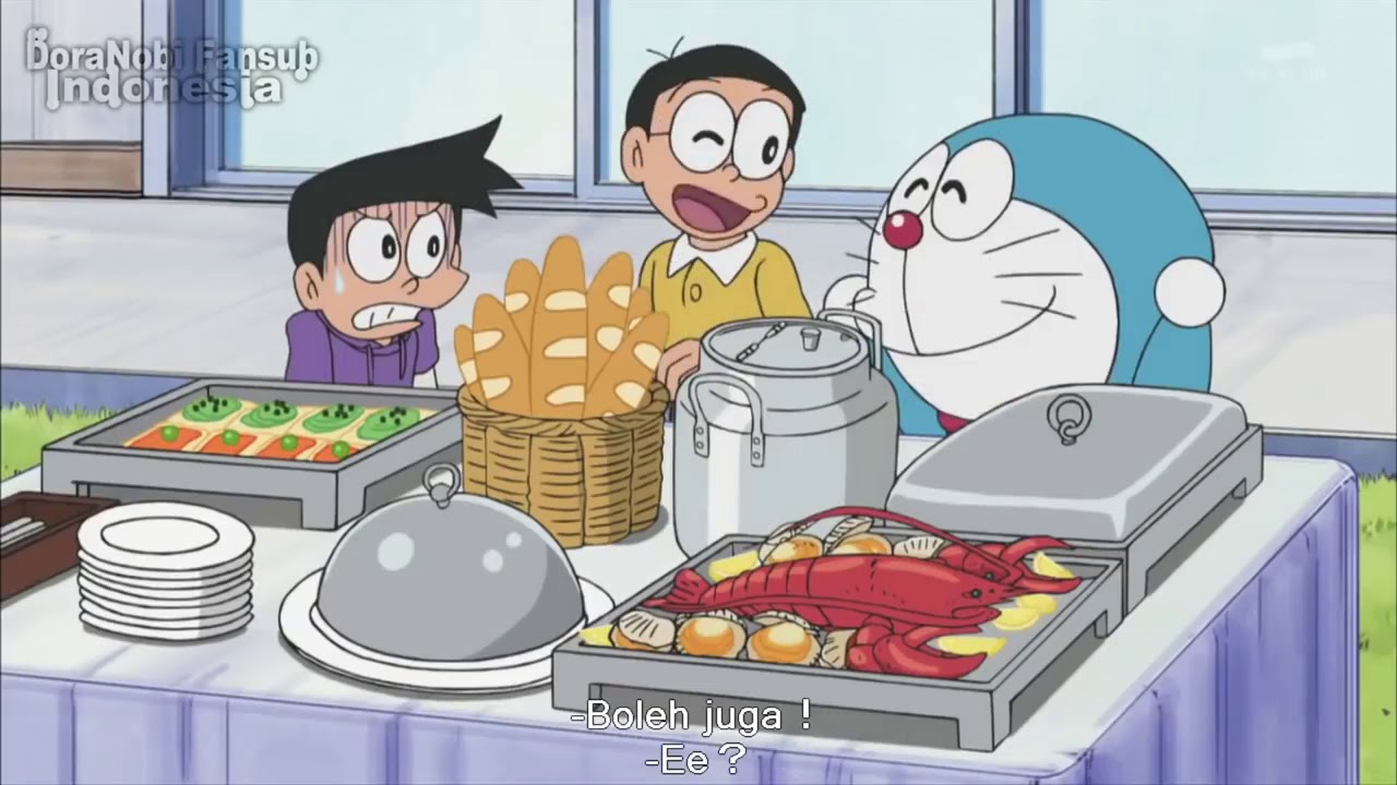  Kartun  Lucu  2021 Gian yang melayang layang Doraemon 