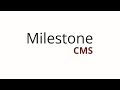 Product demo milestone cms