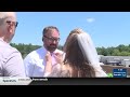 What's Trending: Water slide bride, loudest man