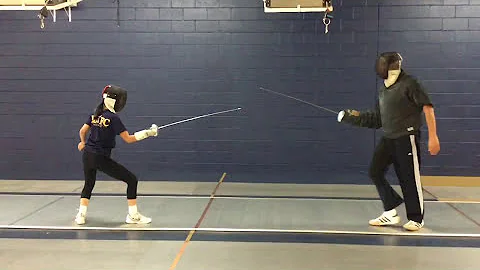 Hannah Nguyen 2017 pe Fencing Lesson