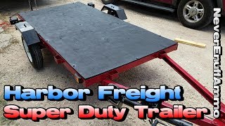 Harbor Freight 1,720 LB Super Duty Trailer  Before & After (What you Need to Know)