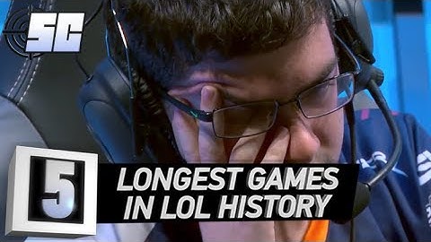 5 Longest Games in LoL History | LoL esports
