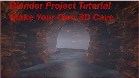 Blender Tutorial: How to draw 3D Cave with blender