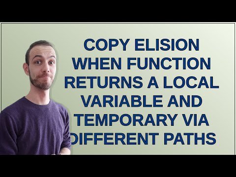 Copy elision when function returns a local variable and temporary via different paths