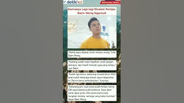Baim Wong Ngamuk #viral #artist #baimwong #baimpaula #paulaverhoeven #giveaway #penipuan #bosque