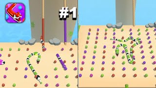 SnakeBridgeRace - New Release - Hyper Hybrid Casual - Gameplay Walkthrough (iOS & Android) screenshot 5