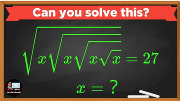 How to simplify square roots | A Nice Math Olympiad Algebra Problem | Algebra 2