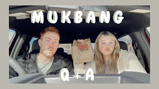 MUKBANG + Q+A 2021 | Taylor + Jordan