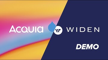 Widen, an Acquia Company, Demo