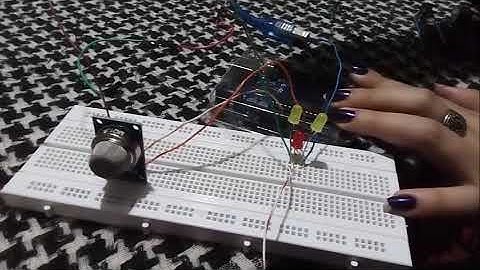 detectando partículas en el aire con mq135.