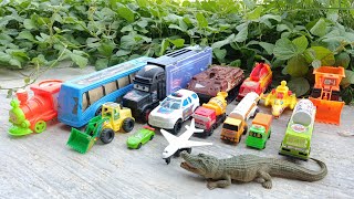 Diecast Toy Car, Jeep Willy, Police Car, Lightning Mcqueen, Tayo Little Bus, Hauler Truck, Sheriff