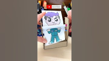 Paper Craft Thanos Transformation of Creepy Version by Squid Game #squidgame #papercraft #diy