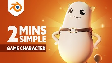 TIMELAPSE - Simple Game Character in 2mins