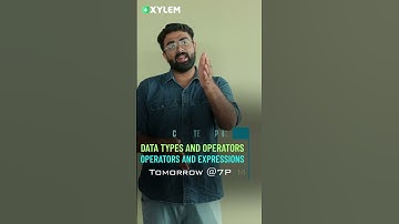 Data Types and Operators - Operators and Expressions
