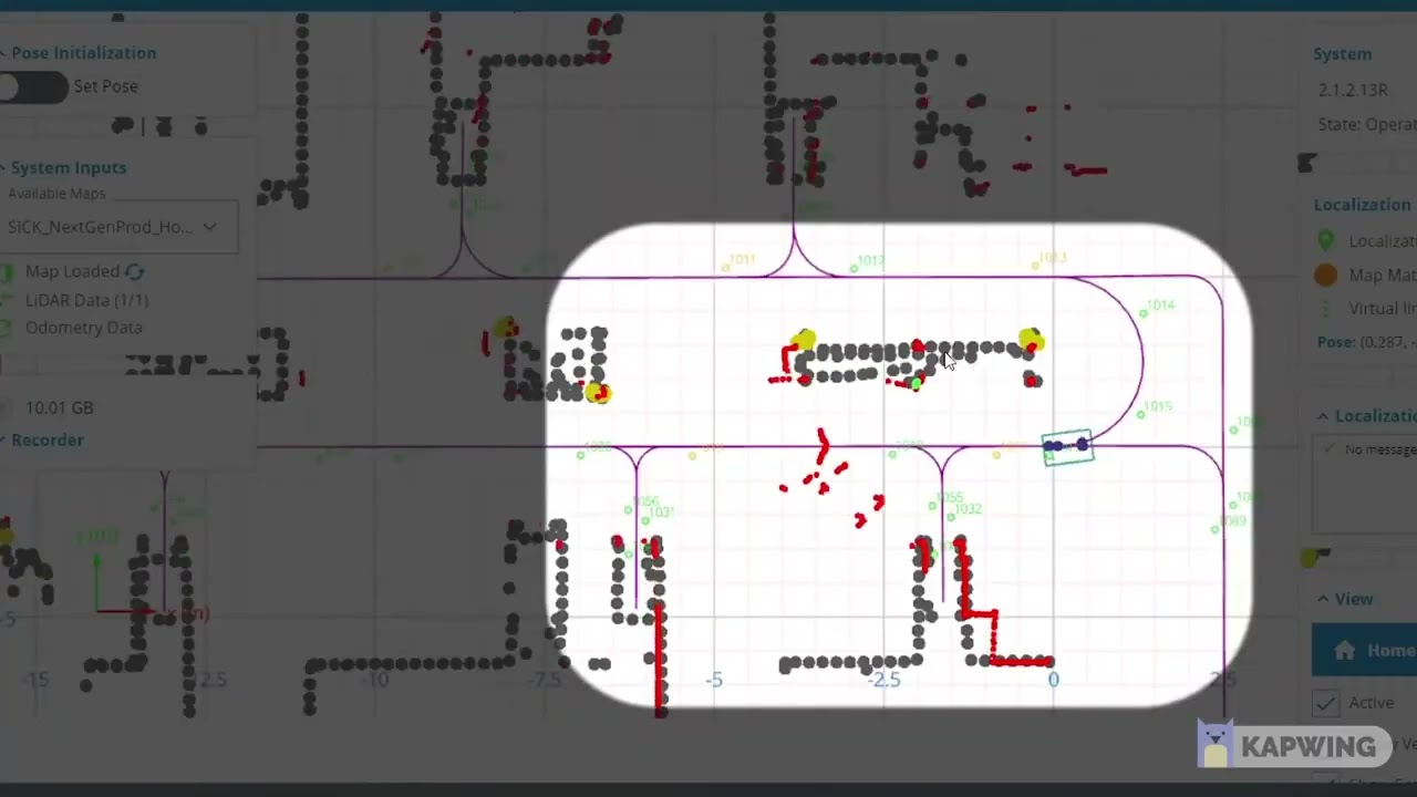 LiDAR Virtual Line Navigation : Software Extension