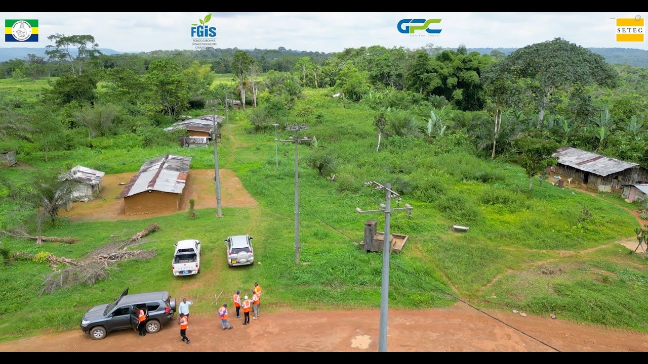 Gabon Power Company inspecte le chantier du projet d’électrification rurale de Lebamba -Makongonio