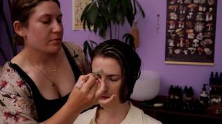 ASMR Complex Swirling Energy Healing Ayurvedic Aromatherapy Oil Massage