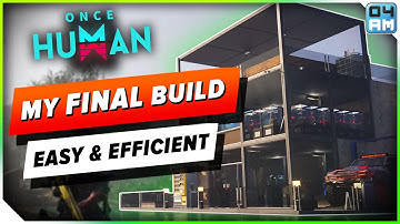 Once Human - MY FAVORITE NEW Base Design For ANY Scenario! How To Build & Tips