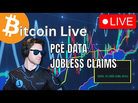 🔴 PCE DATA: CRYPTO & STOCK DUMP, DXY RALLY, LIVE TRADING $100000