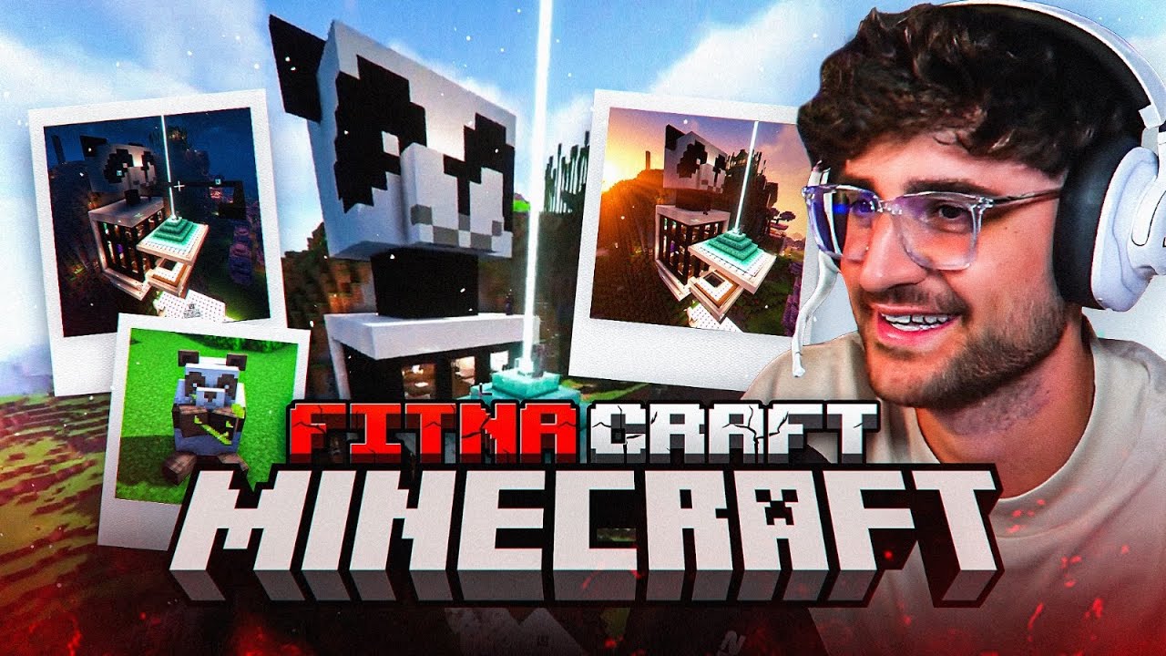ich habe mein eigenes Pandahaus in Minecraft gebaut!🐼🏠 FITNACRAFT MIT MCKY, MAUSABI, MATZE & CO.!