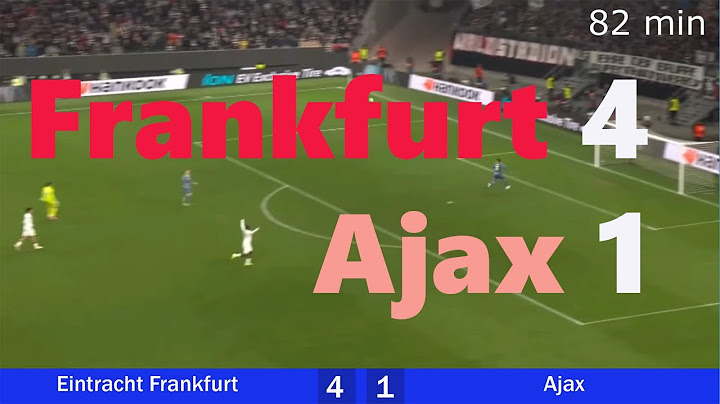 Eintracht Frankfurt - Ajax (4-1) Götze magic goal. Highlights.