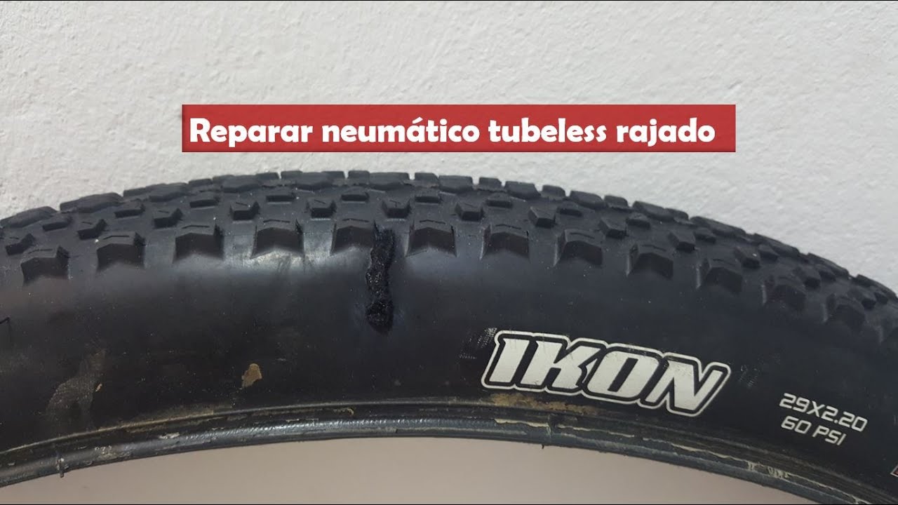 Reparar cortes en tubeless - YouTube