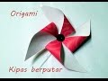 Cara melipat origami kincir angin sederhana