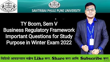 TY Bcom, Sem V - M Law - Important Questions for Study Purpose in Winter Exam 2022