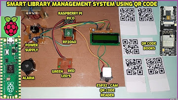 Raspberry Pi Pico Projects : Smart Library Management System using QR Code Technology
